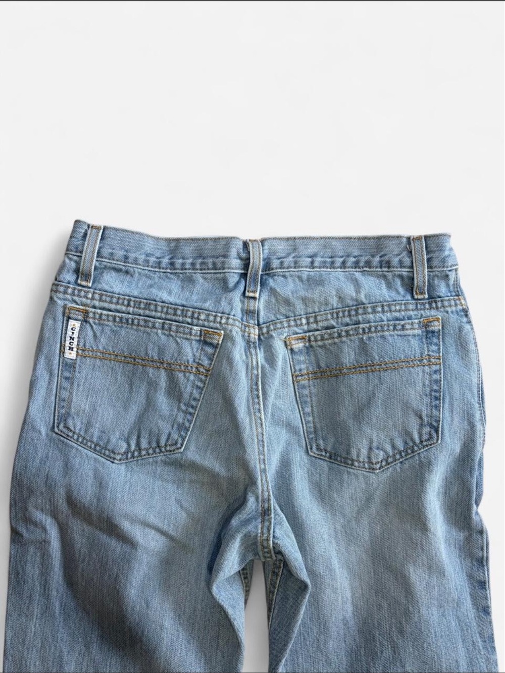 Cinch Light Blue Denim Jeans with Branded Waist Tag